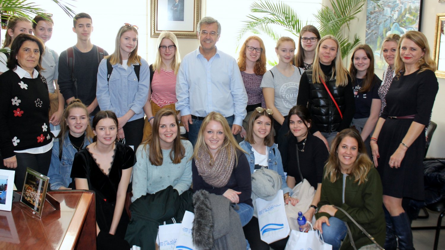 Estepona recibe a alumnos alemanes que participan en un programa de intercambio