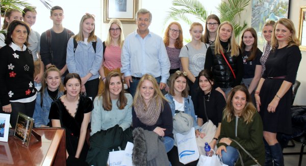 Estepona recibe a alumnos alemanes que participan en un programa de intercambio