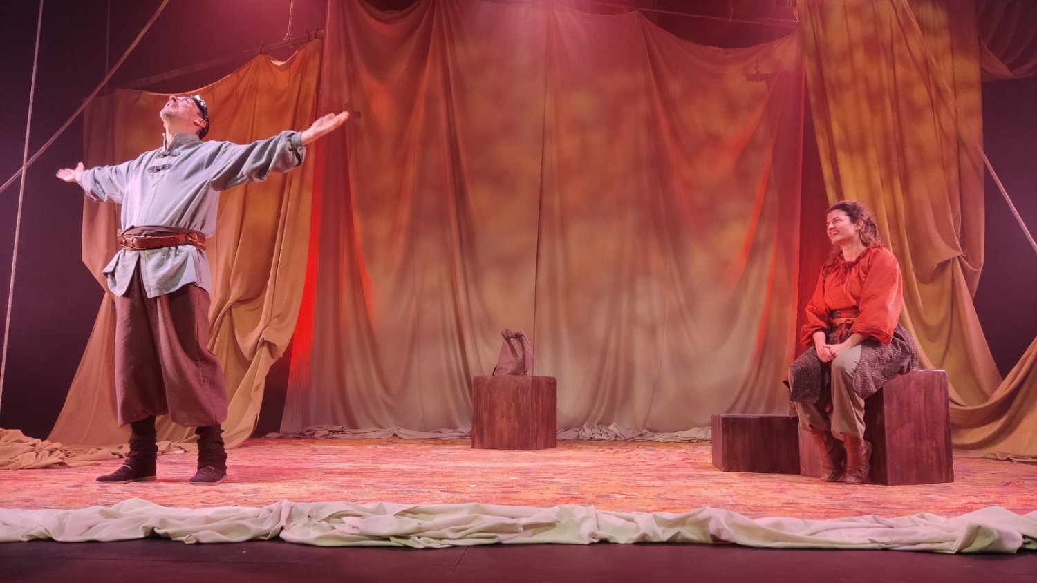 El Teatro Cánovas acoge el estreno de la comedia ‘Tierra mía’, el último montaje de Pata Teatro