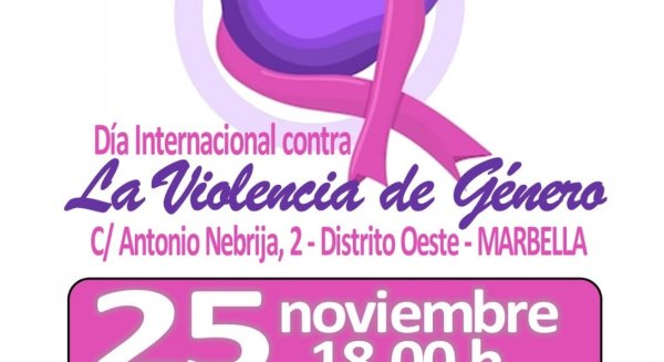 El Distrito Oeste de Marbella acoge una charla con motivo del Día Internacional contra la Violencia de Género