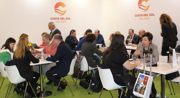 Turismo Costa del Sol albergó en su stand un total de 450 reuniones con profesionales
