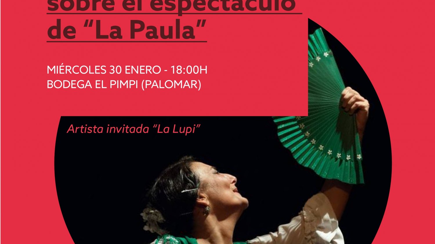 La Lupi, protagonista de “lunares flamenco”