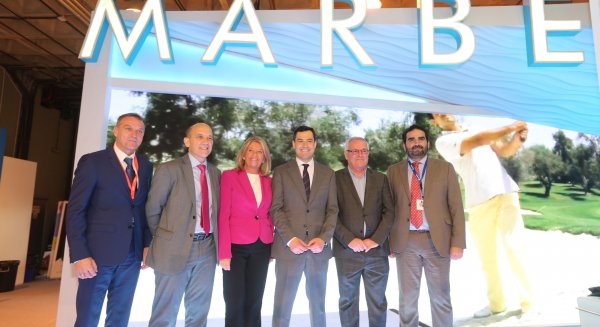 El presidente andaluz destaca “la excelencia de la oferta turística de Marbella