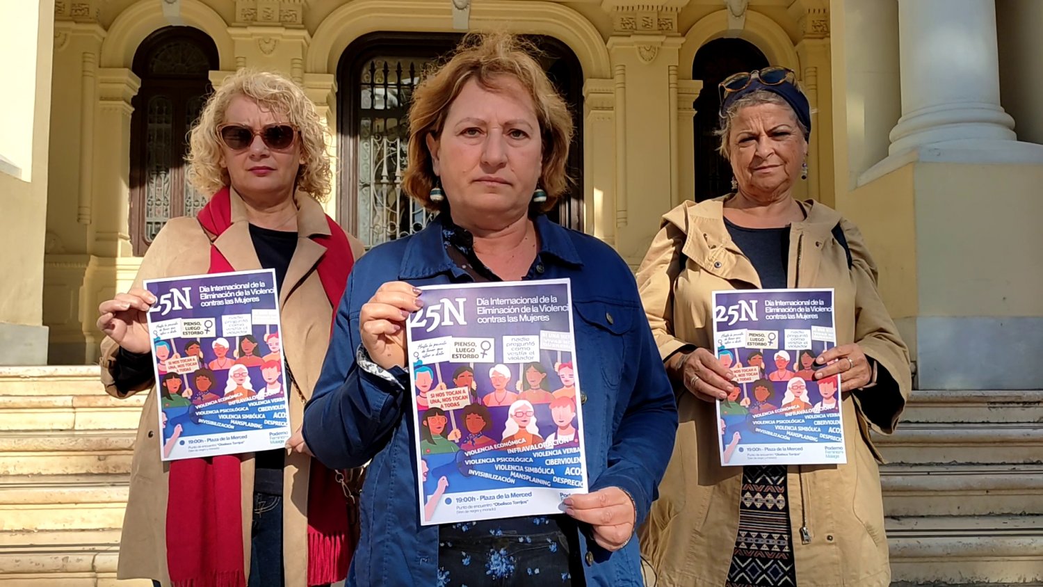 Unidas Podemos llama a la participación en el 25N y a un 