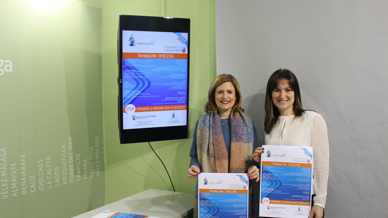 Vélez-Málaga favorece la inserción laboral juvenil con una oferta de cuarenta y cinco cursos