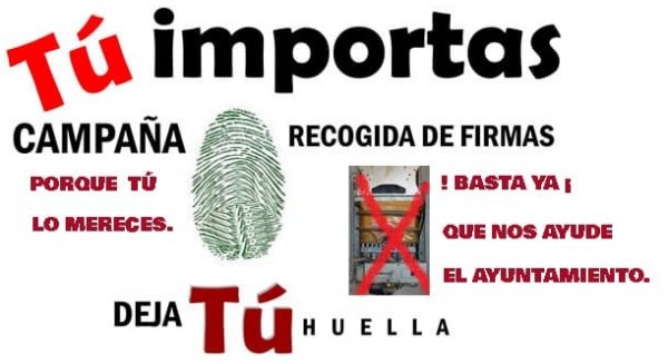 Recogida de firmas para ayudar a la sustitución de electrodomésticos dañados por la mala calidad del agua