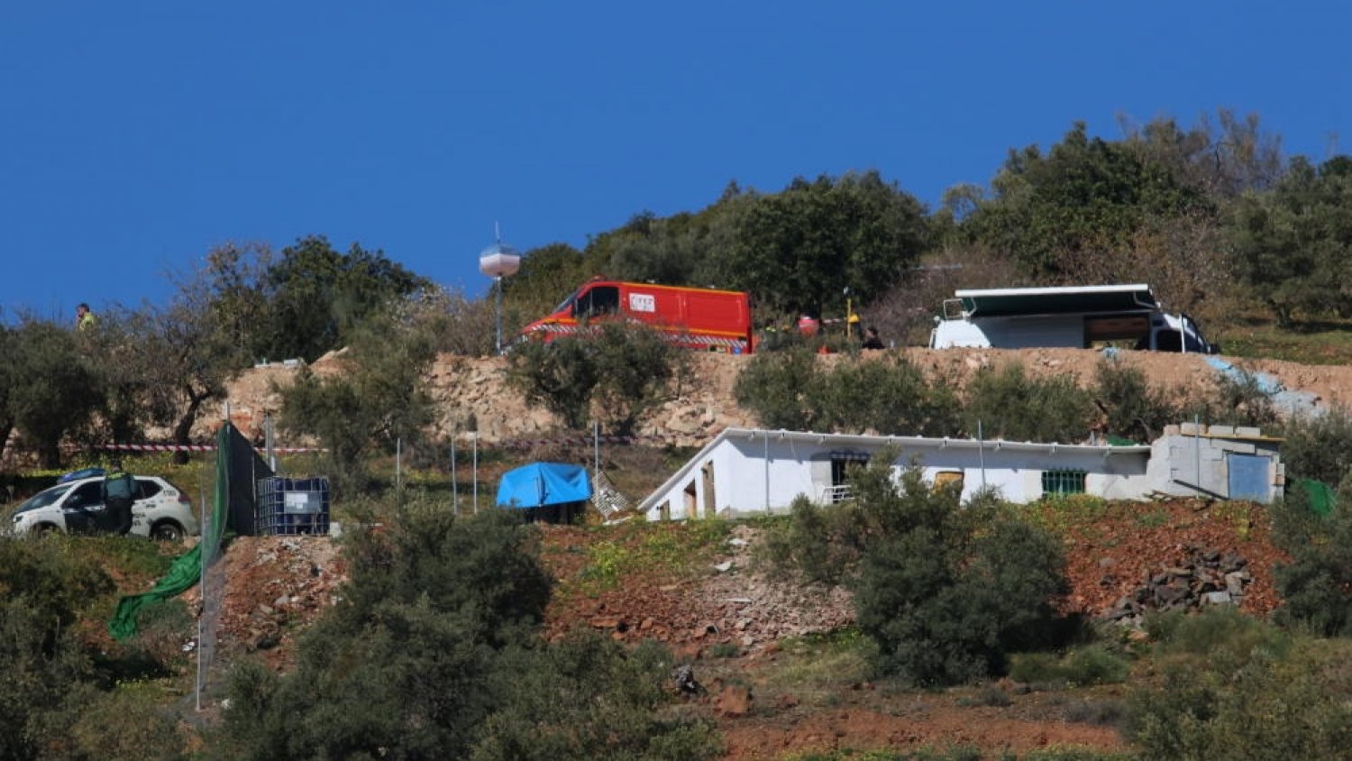 Hallan pelo de Julen en el pozo de Totalán