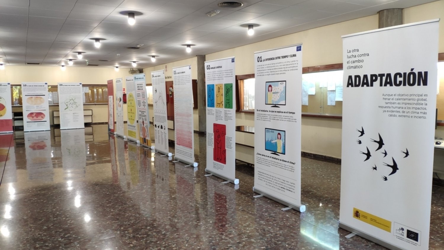 El Edificio de Servicios Múltiples acoge la exposición ‘Adaptación: la otra lucha contra el cambio climático’