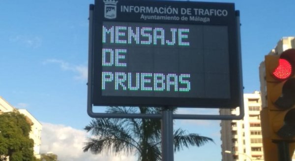 El Ayuntamiento instala dos nuevos paneles para informar sobre la situación del tráfico en la ciudad