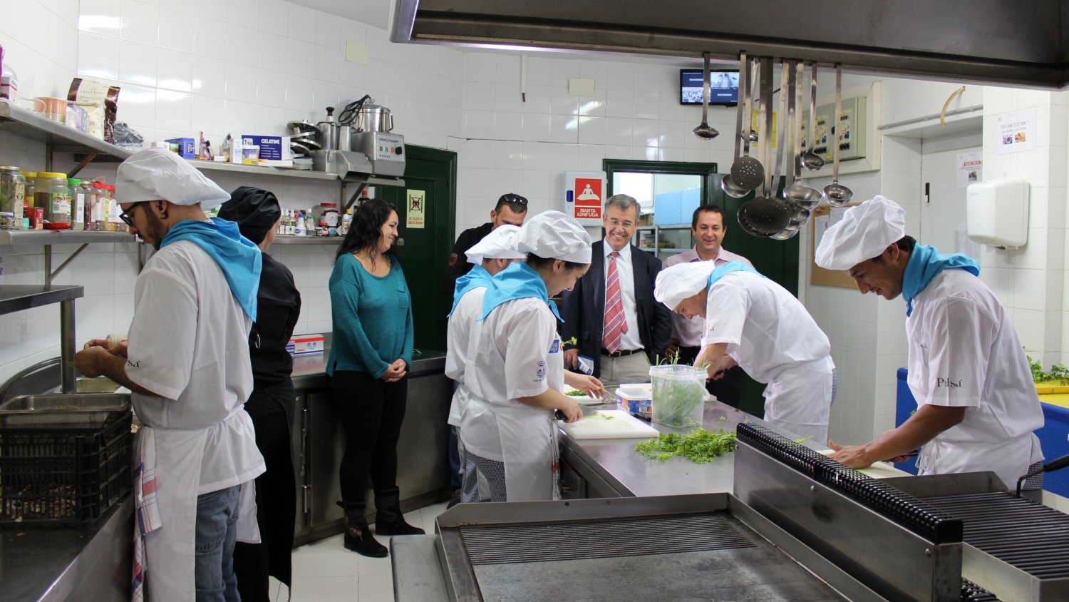 La Escuela de Hostelería abre el restaurante pedagógico en el Palacio de Congresos de Estepona