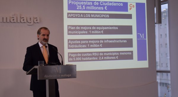 Ciudadanos incluye medidas por valor superior a los 25,4 millones de euros en los presupuestos