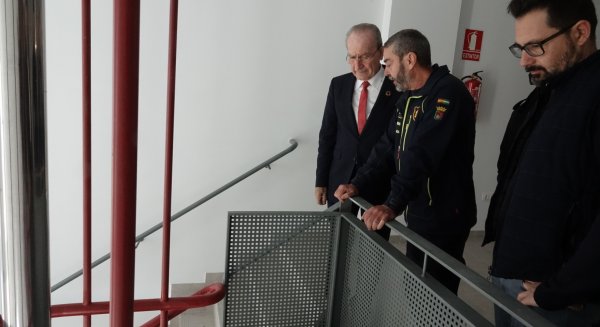 El Ayuntamiento invierte 3,2 millones de euros en las obras de rehabilitación del parque Central de Bomberos