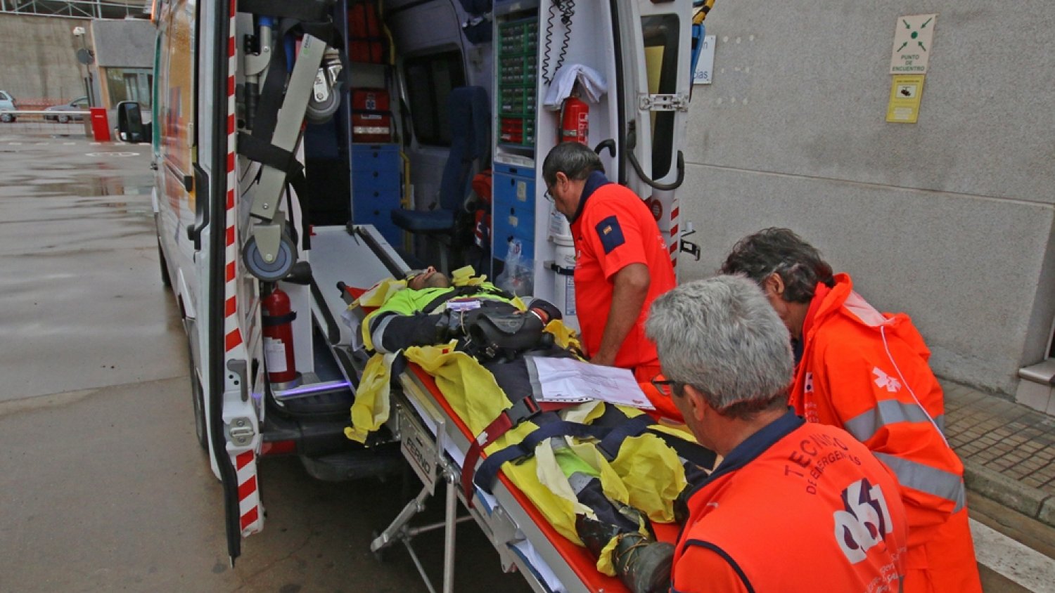 061 atiende 191 peticiones de asistencia por accidente de tráfico en el puente de Navidad