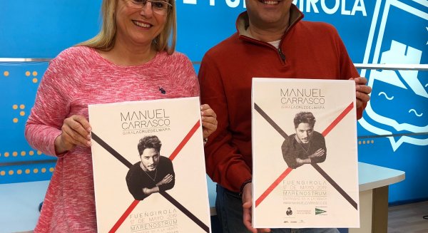 Manuel Carrasco actuará el 17 de mayo en Fuengirola dentro del Marenostrum 2019