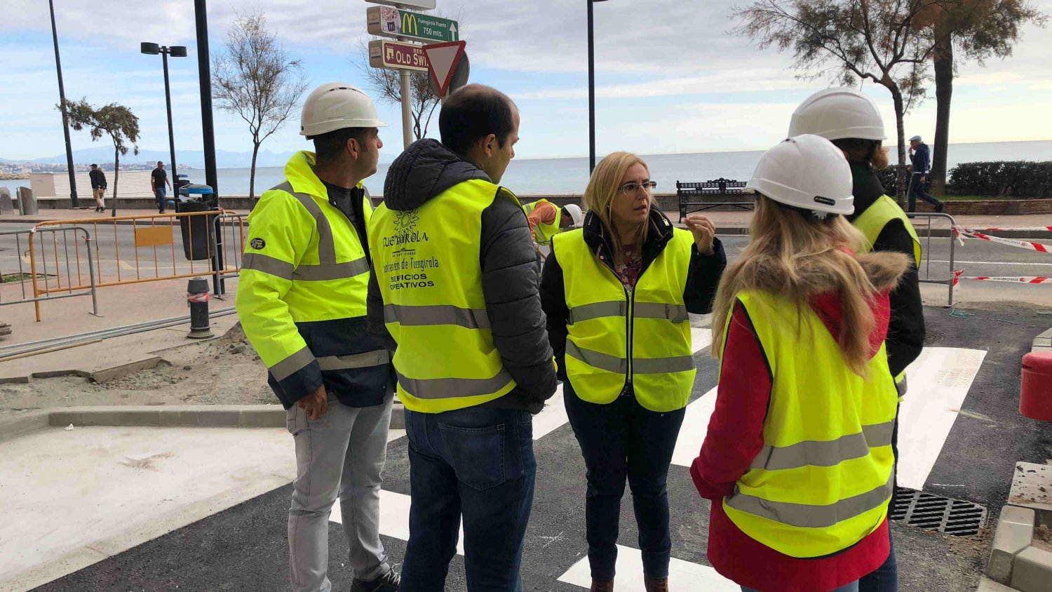 El Ayuntamiento de Fuengirola abrirá el tráfico el viernes la calle Miguel Ángel tras culminar la renovación integral