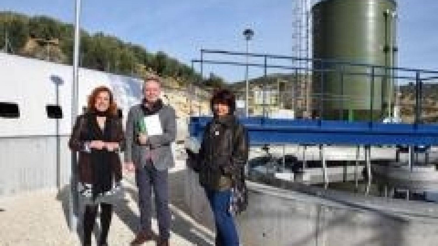 Medio Ambiente inaugura la nueva depuradora de Villanueva de Tapia