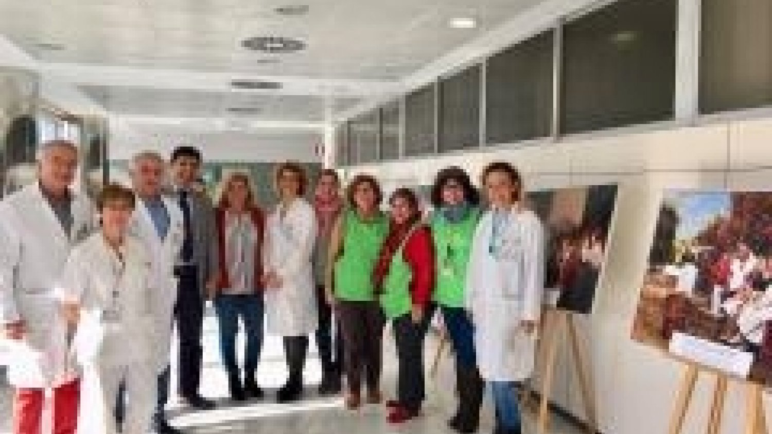 El Hospital Virgen de la Victoria acoge estos días la exposición ‘El Arte de Vivir’