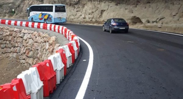 Se reabre al tráfico la carretera que une los accesos Norte y Sur del Caminito del Rey