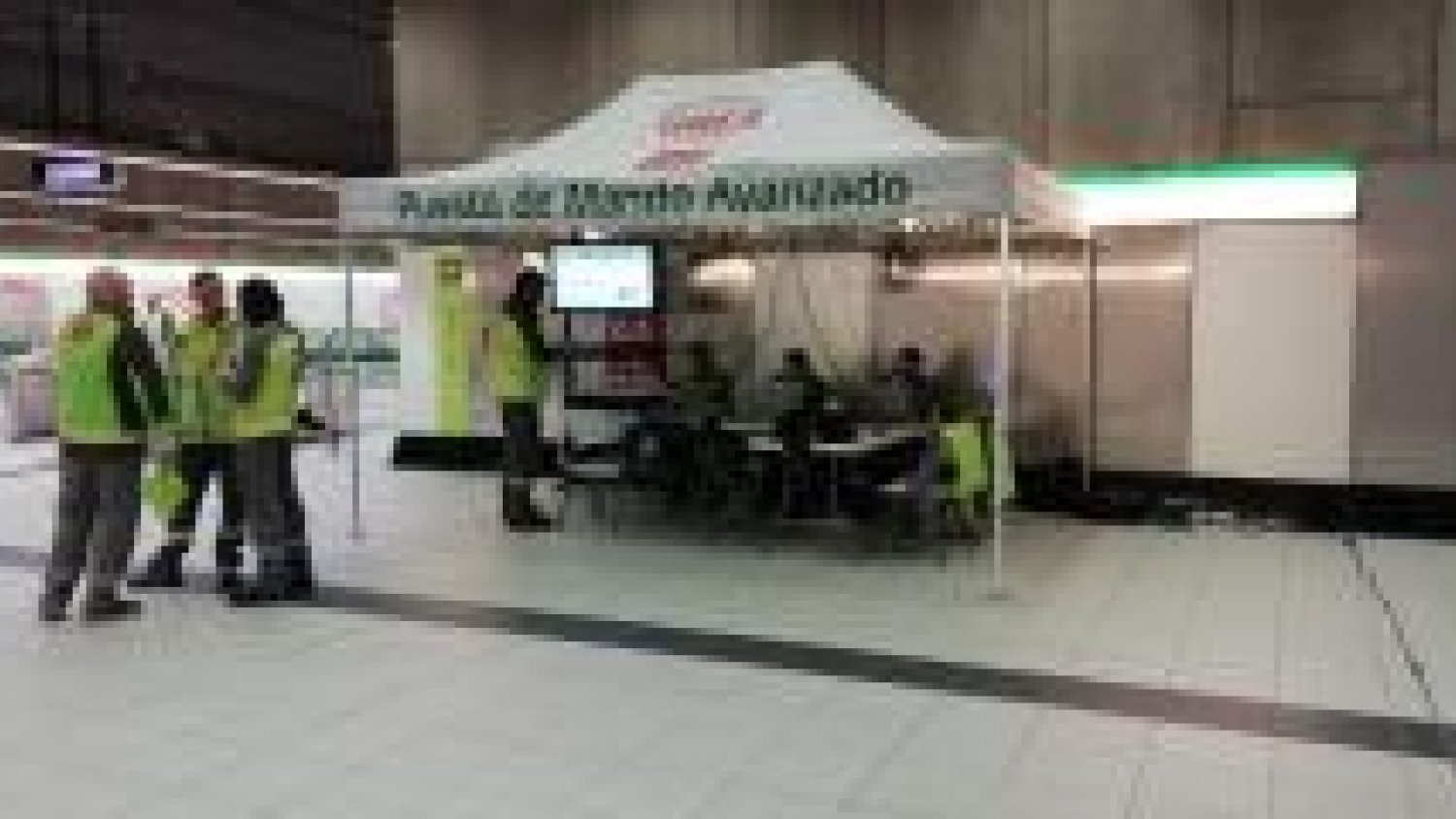 150 efectivos han participado esta pasada noche  en un simulacro con heridos en el Metro de Málaga