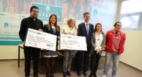 Cintado destaca “la generosidad y sensibilidad social” de CIT Marbella y Obra Social La Caixa