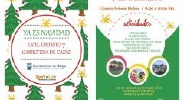 Carretera de Cádiz celebra este viernes su fiesta infantil de la Navidad