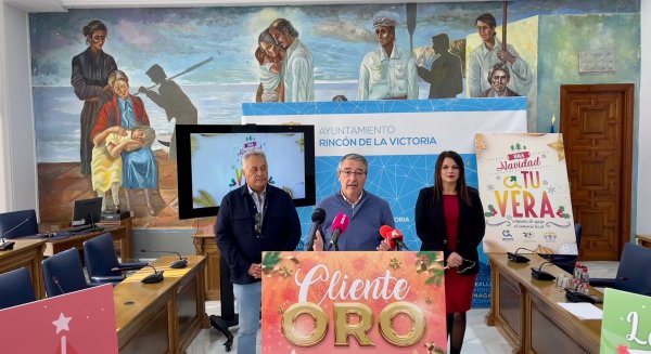 Rincón de la Victoria lanza la Campaña de Navidad para incentivar las compras en el comercio local