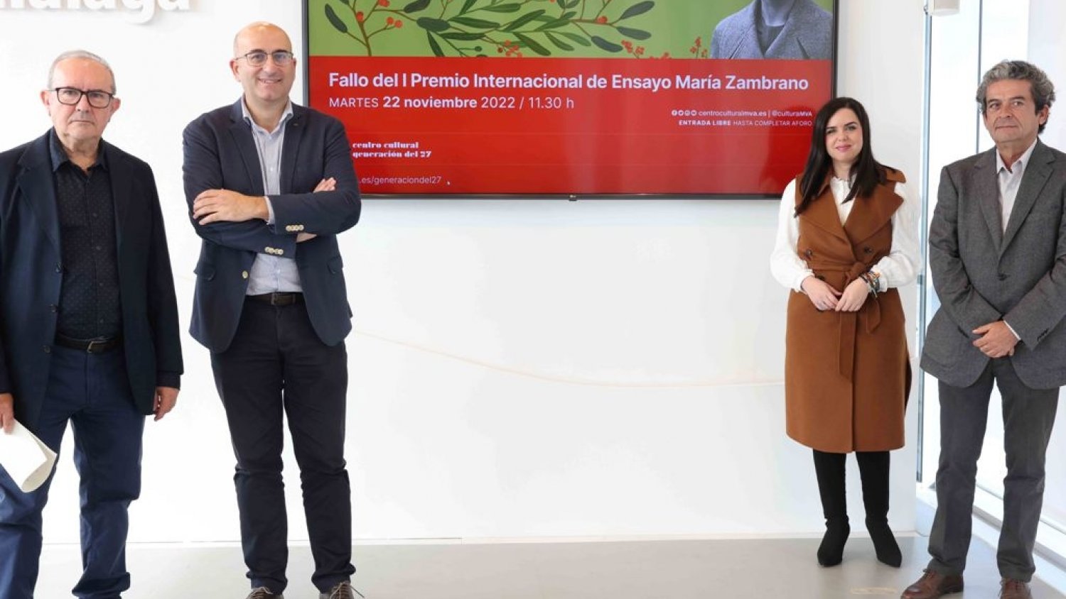 María Rodríguez Lorca, ganadora del I Premio Internacional de Ensayo María Zambrano de la Diputación