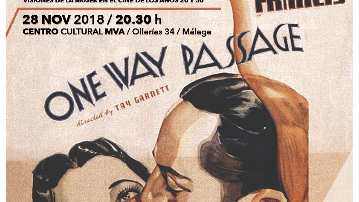 El Cineclub del 27 proyecta la oscarizada 'Viaje de ida', una de las primeras obras del director Tay Garnett