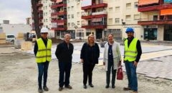 La plaza Baleares será totalmente accesible gracias a las obras de reforma