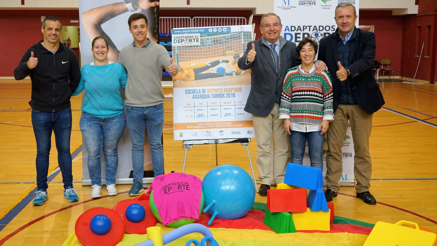 La Diputación de Málaga inaugura su tercera escuela de deporte adaptado en la provincia
