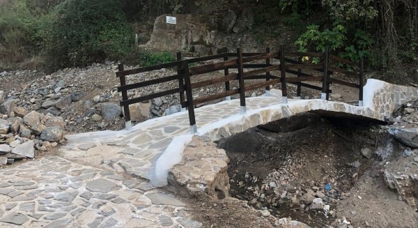 Monda concluye la recuperación del sendero que conecta con la fuente de ‘Los Morales’