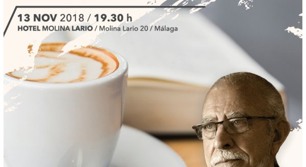 El escritor José María Merino protagoniza mañana el ciclo 'Un café cargado de lecturas'