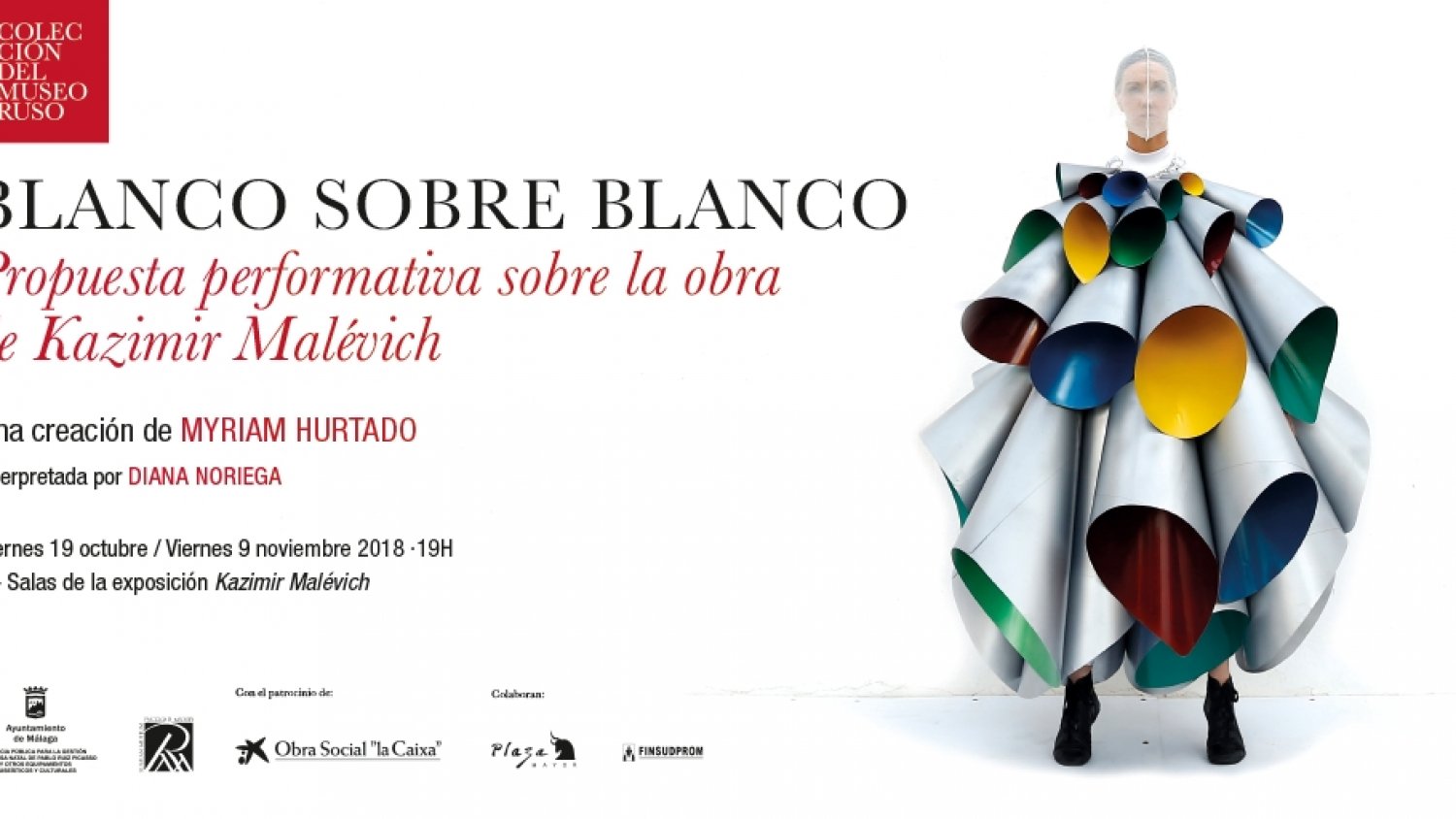 La propuesta performativa Blanco sobre blanco regresa a la colección del Museo Ruso