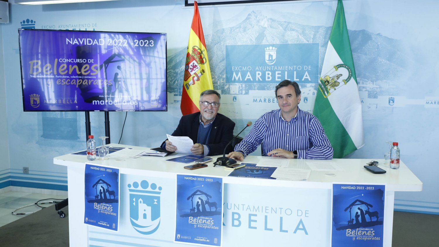 Marbella convoca una  nueva edición de los concursos de belenes y de decoración de escaparates