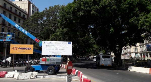 La mayoría de las paradas de la EMT en el lateral sur de la Alameda se trasladan mañana debido a las obras