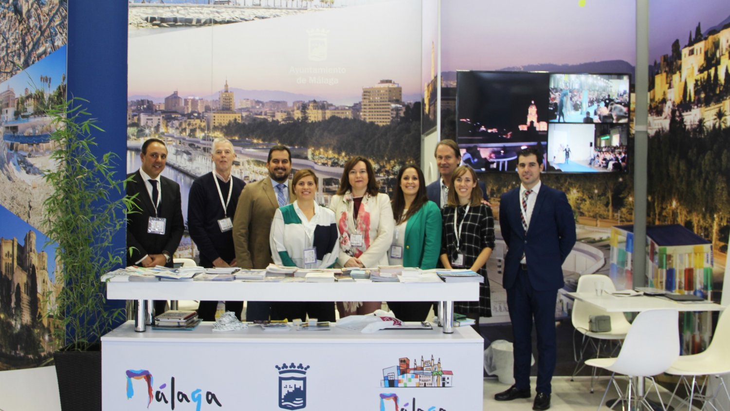 Málaga ciudad inaugura su stand en la WTM 2018 con el objetivo de crecer en cifras de consumo del turista británico