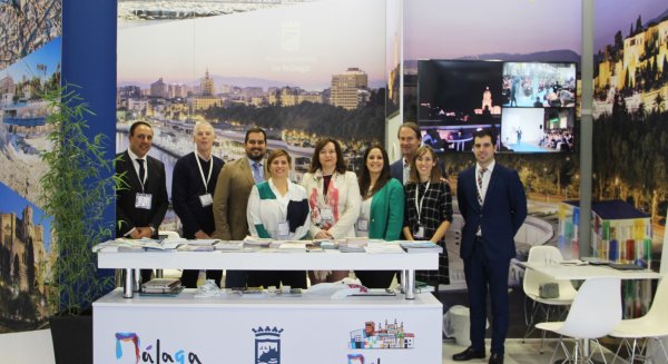 Málaga ciudad inaugura su stand en la WTM 2018 con el objetivo de crecer en cifras de consumo del turista británico