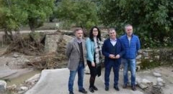 Medio Ambiente estudiará medidas extraordinarias para reparar las zonas afectadas por las lluvias en Ronda y Benaoján