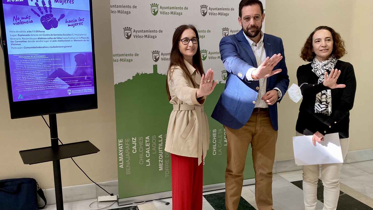 Vélez-Málaga presenta la programación de actividades con motivo del 25-N