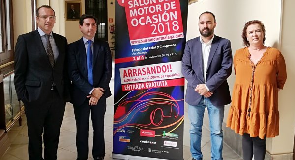 El VII Salón del Motor de Ocasión reunirá en Málaga más de 1.500 vehículos en exposición
