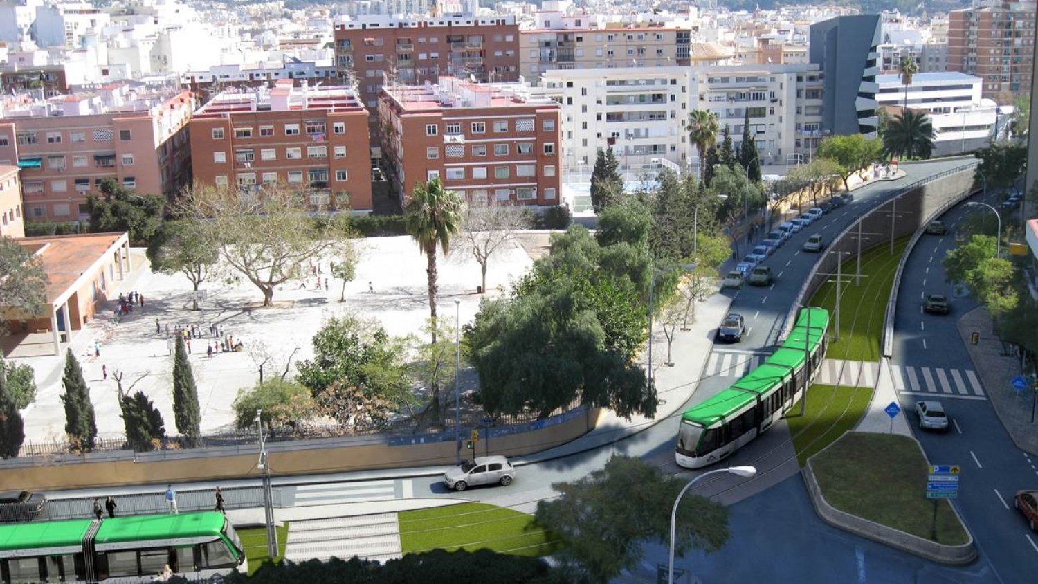 La Junta licita la construcción del tramo del metro Guadalmedina-Hospital Civil