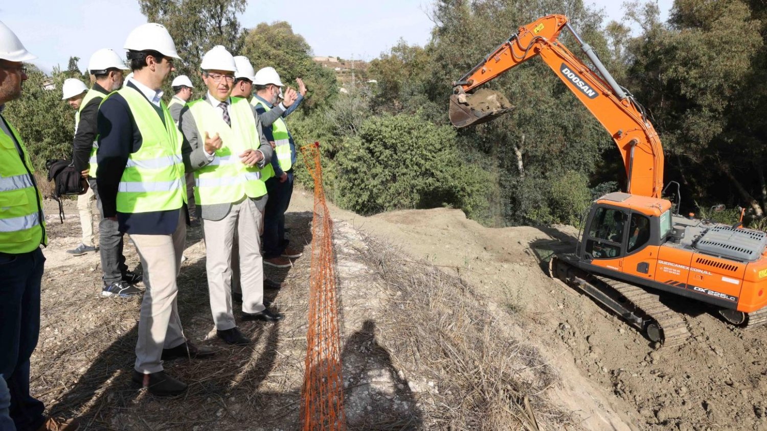 Comienza en Coín una nueva actuación del Corredor Verde del Guadalhorce