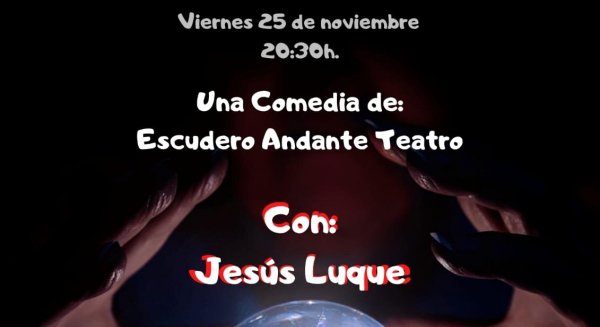 El Centro Cultural Padre Manuel acoge la comedia ‘El Médium’, la nueva obra teatral de Jesús Luque
