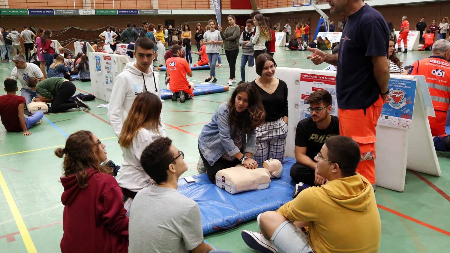 La UMA celebra el Día Europeo de Actuación ante la Parada Cardiorrespiratoria