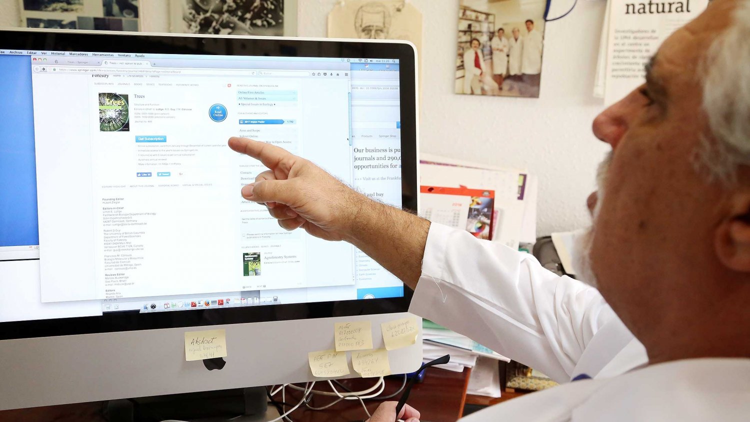 El profesor de la UMA Francisco Cánovas será editor jefe de la revista internacional 'Trees', referente en biología