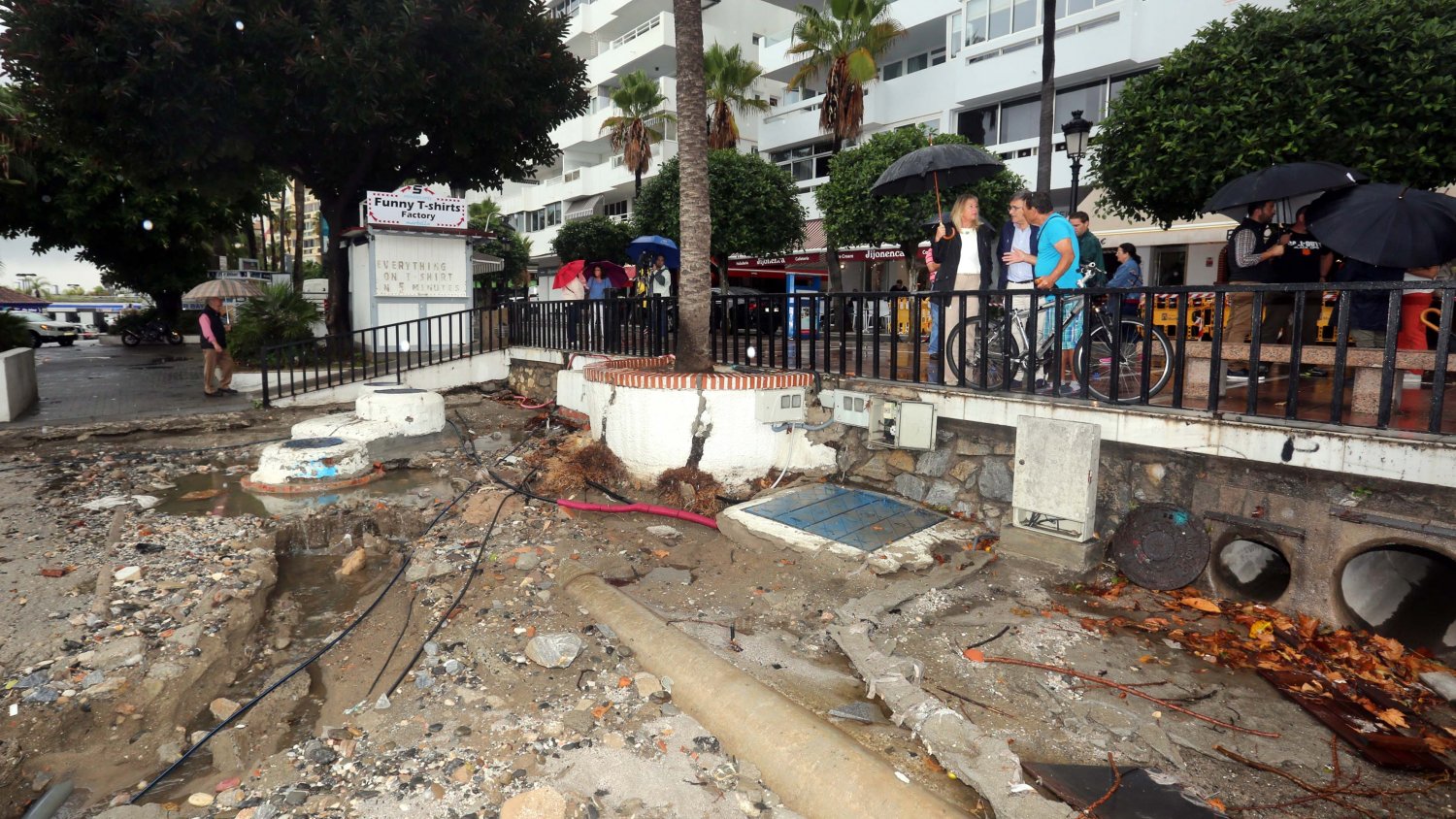 Marbella comenzará el lunes las primeras actuaciones de emergencia en zonas afectadas por las lluvias