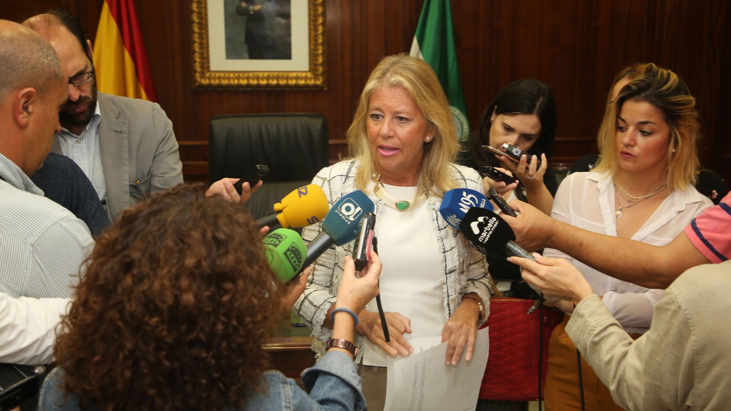 Ángeles Muñoz reprocha los continuos intentos del PSOE de arrebatar a Marbella los fondos recuperados por casos de corrupción