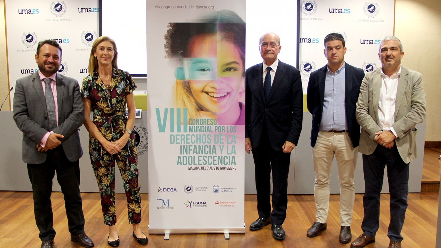 UMA, Ayuntamiento y Diputación se unen en la organización del VIII Congreso Mundial de la Infancia