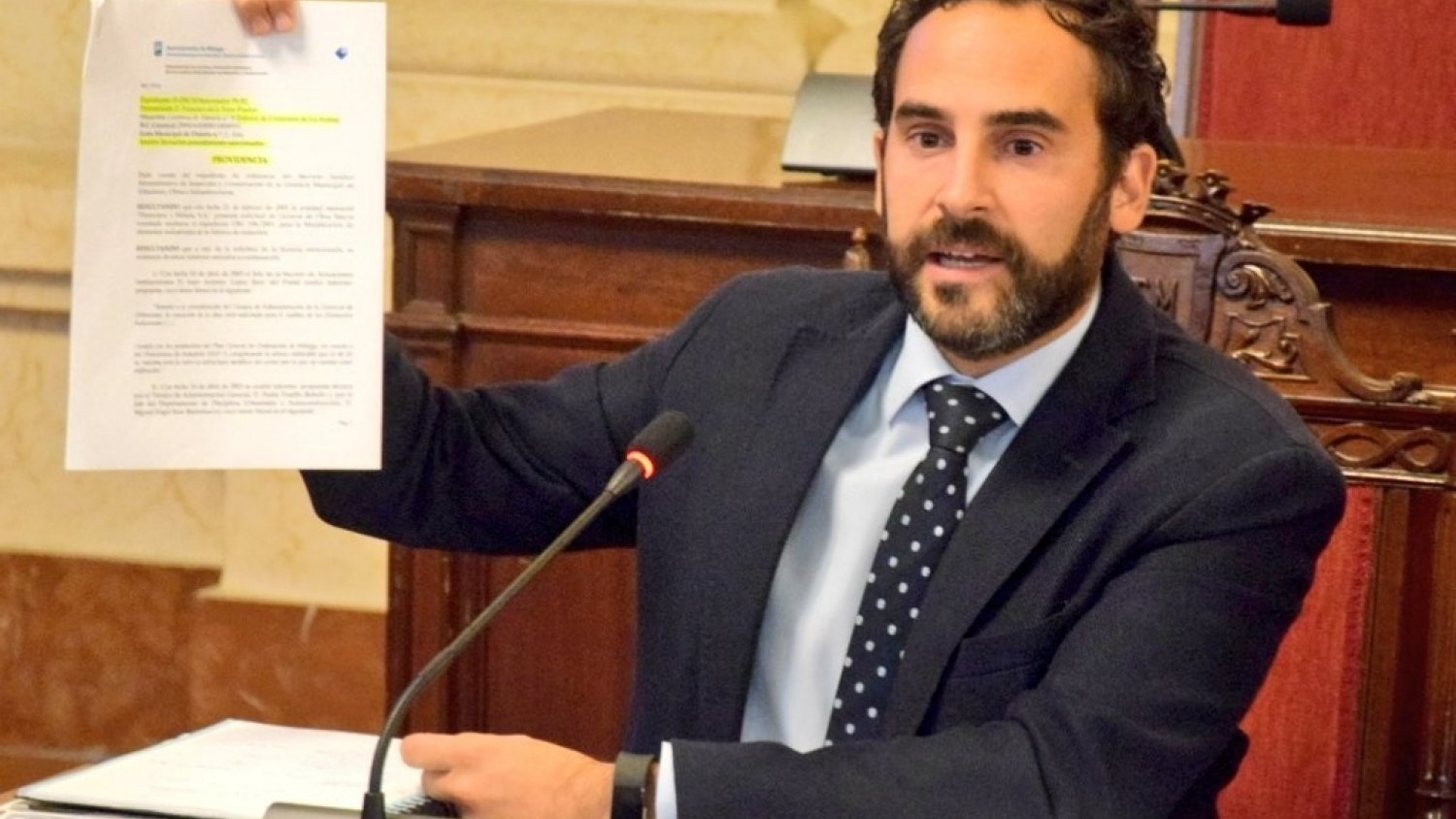 Daniel Pérez denuncia que Urbanismo ocultó una providencia sancionadora a nombre de Francisco de la Torre