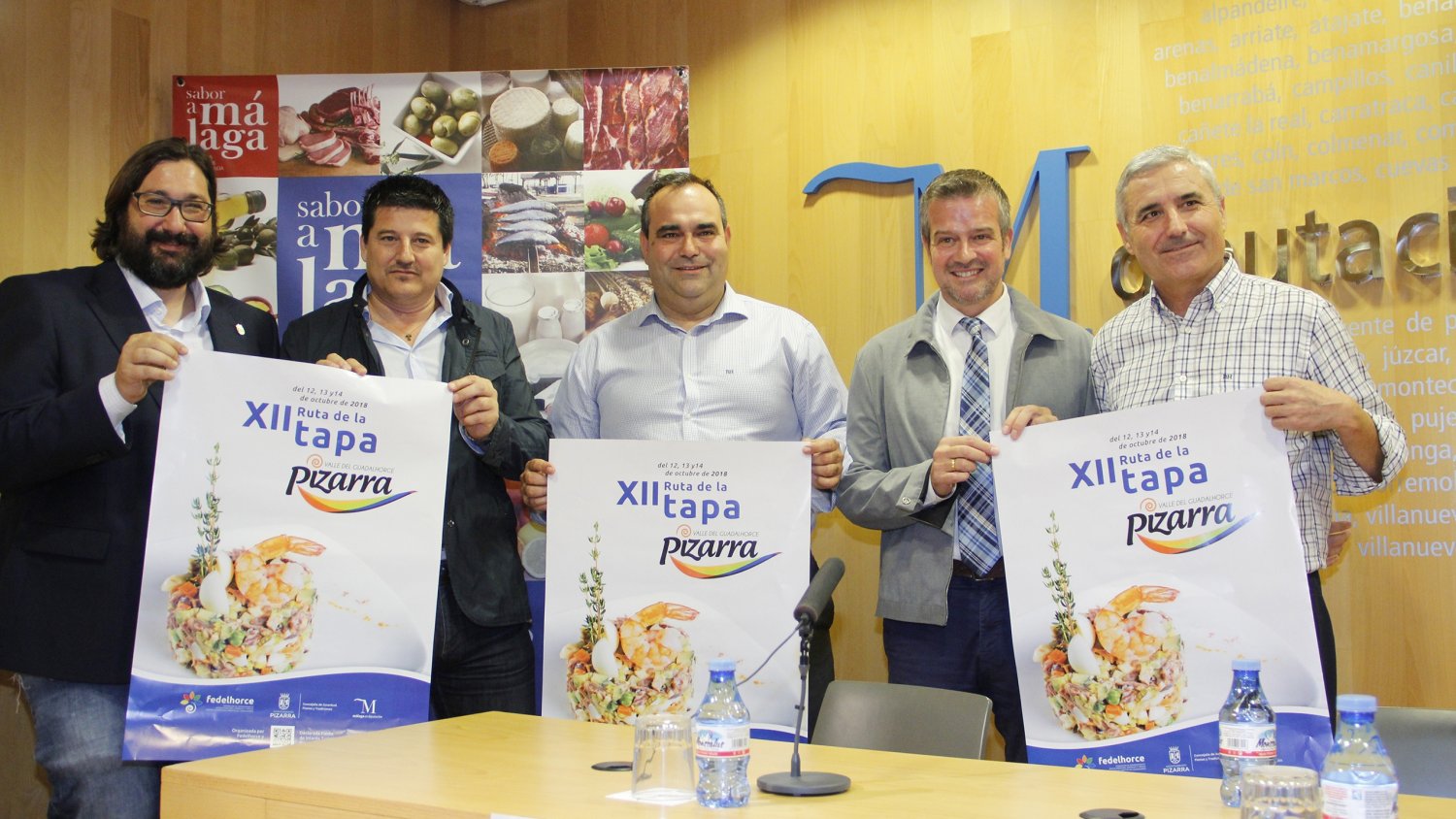 Pizarra celebra su XII ruta de la tapa del 12 al 14 de octubre